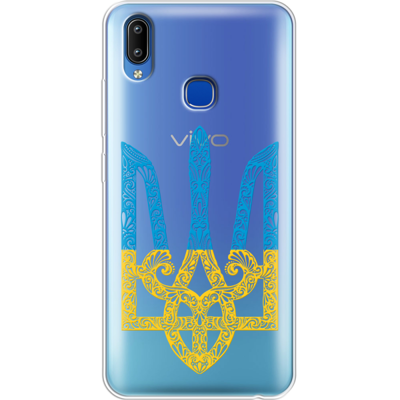 Прозрачный чехол Uprint Vivo Y93 Lite Gold Trident