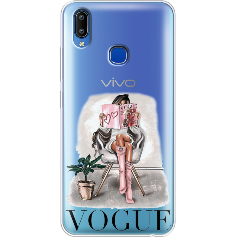 Прозрачный чехол Uprint Vivo Y93 Lite VOGUE