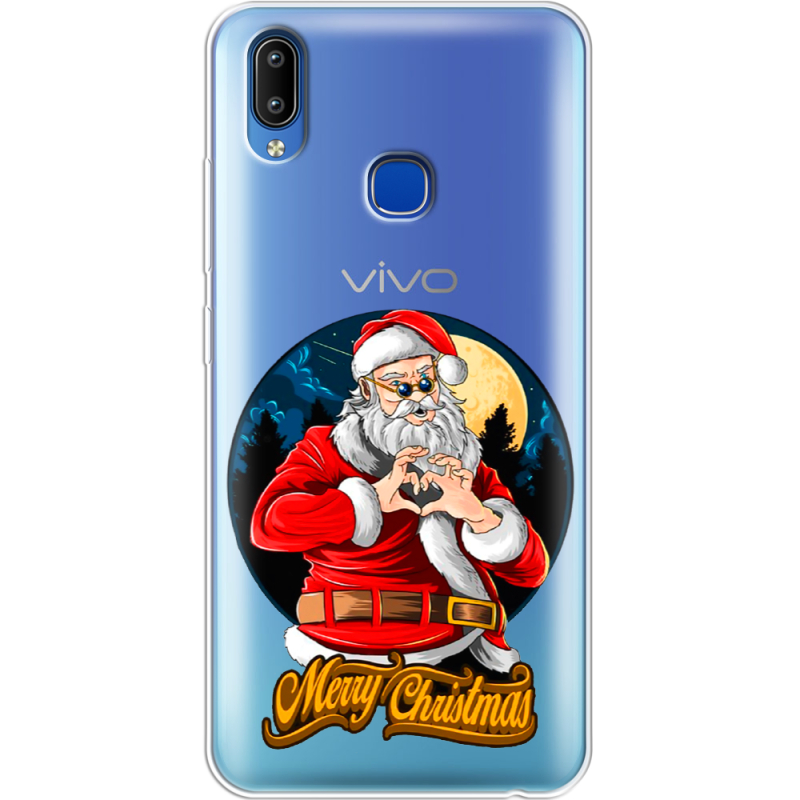 Прозрачный чехол Uprint Vivo Y93 Lite Cool Santa