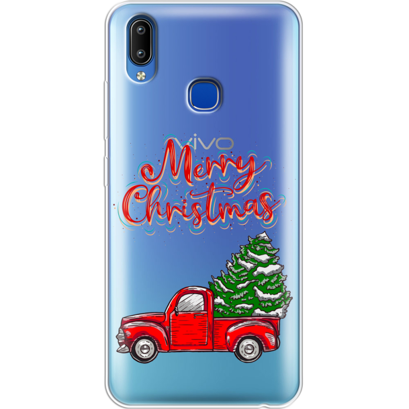 Прозрачный чехол Uprint Vivo Y93 Lite Holiday Car