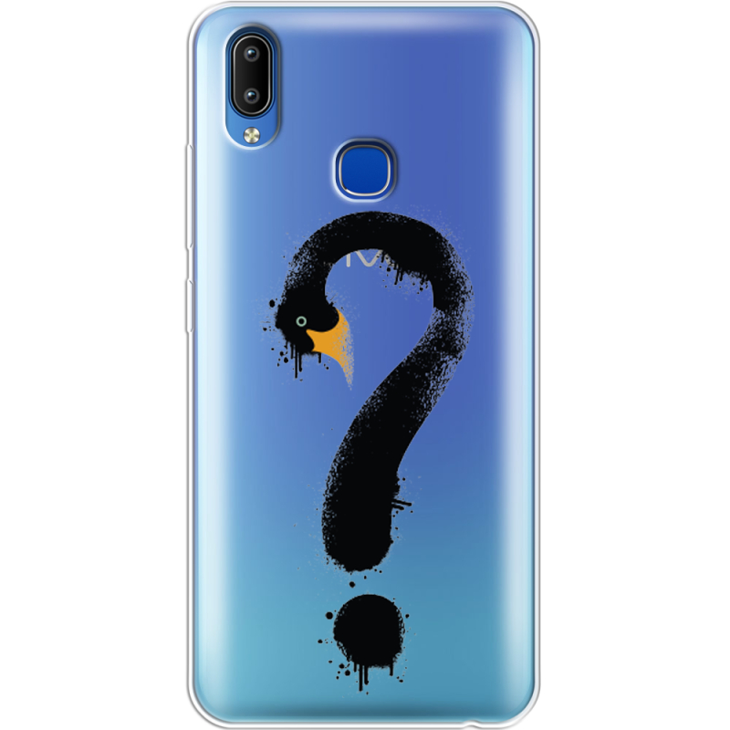Прозрачный чехол Uprint Vivo Y93 Lite Swan question