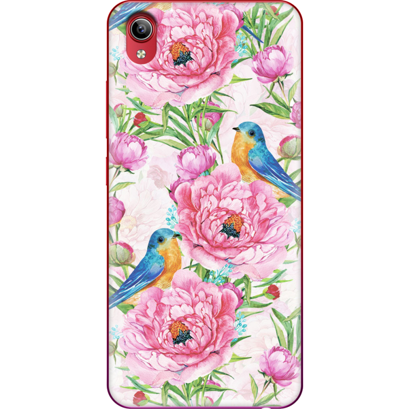 Чехол Uprint Vivo Y91C Birds and Flowers