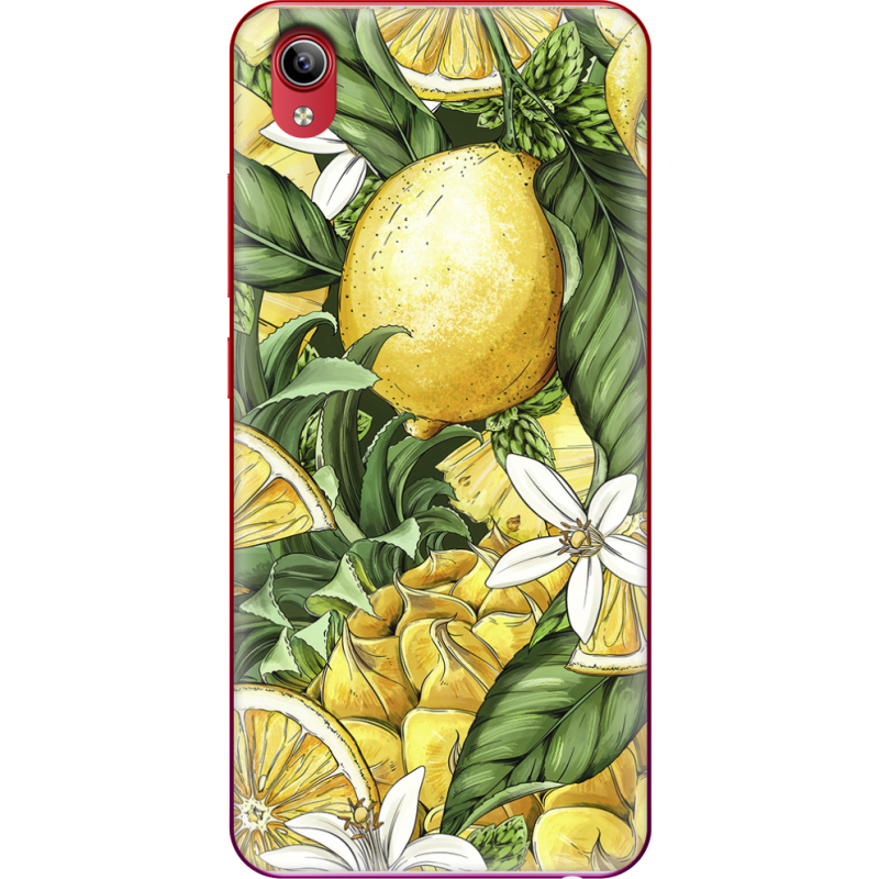 Чехол Uprint Vivo Y91C Lemon Pattern