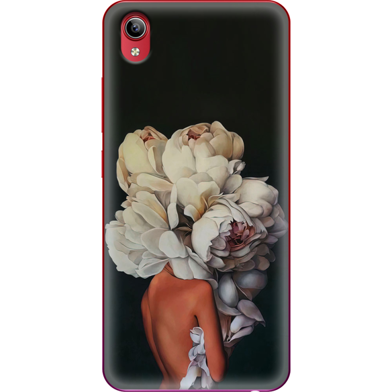 Чехол Uprint Vivo Y91C Exquisite White Flowers