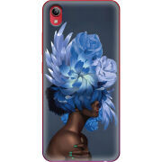 Чехол Uprint Vivo Y91C Exquisite Blue Flowers