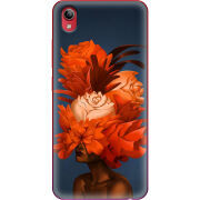 Чехол Uprint Vivo Y91C Exquisite Orange Flowers