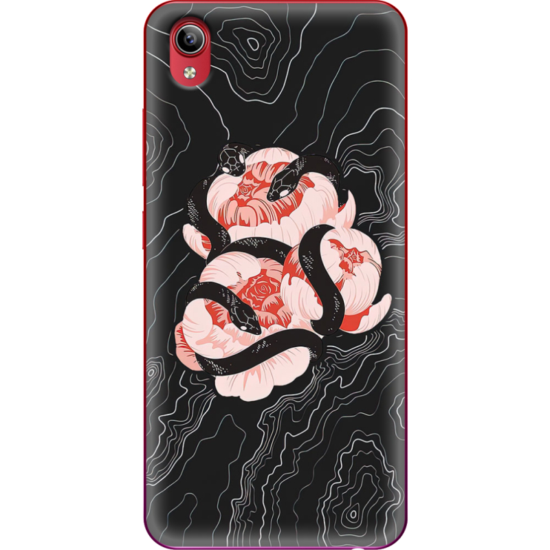 Чехол Uprint Vivo Y91C Snake Rose