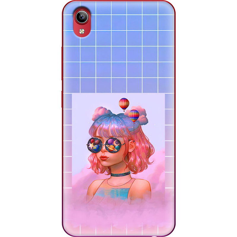 Чехол Uprint Vivo Y91C Girl in the Clouds