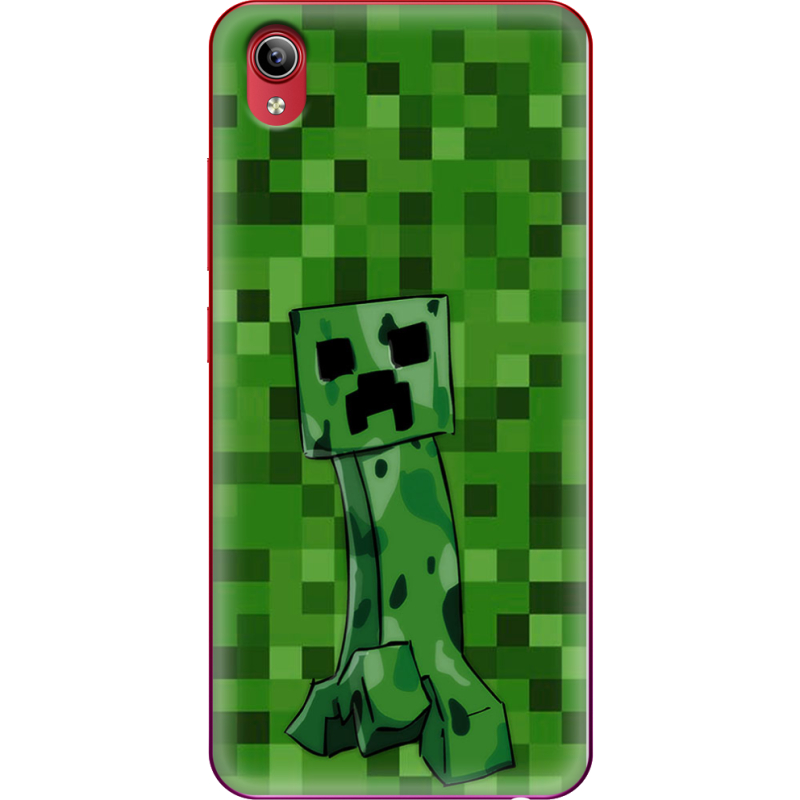 Чехол Uprint Vivo Y91C Minecraft Creeper