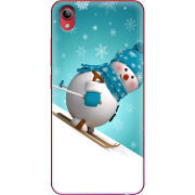 Чехол Uprint Vivo Y91C Skier Snowman