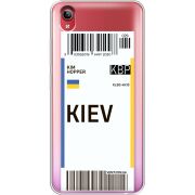 Прозрачный чехол Uprint Vivo Y91C Ticket Kiev