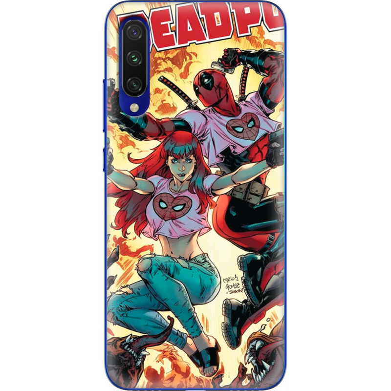 Чехол Uprint Xiaomi Mi A3 Deadpool and Mary Jane