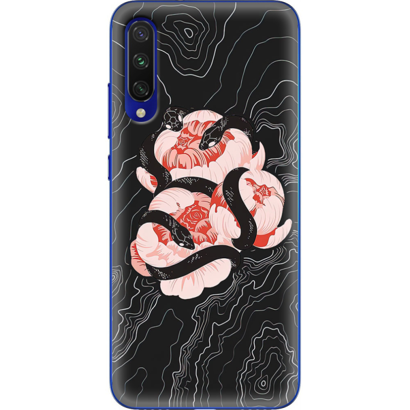 Чехол Uprint Xiaomi Mi A3 Snake Rose