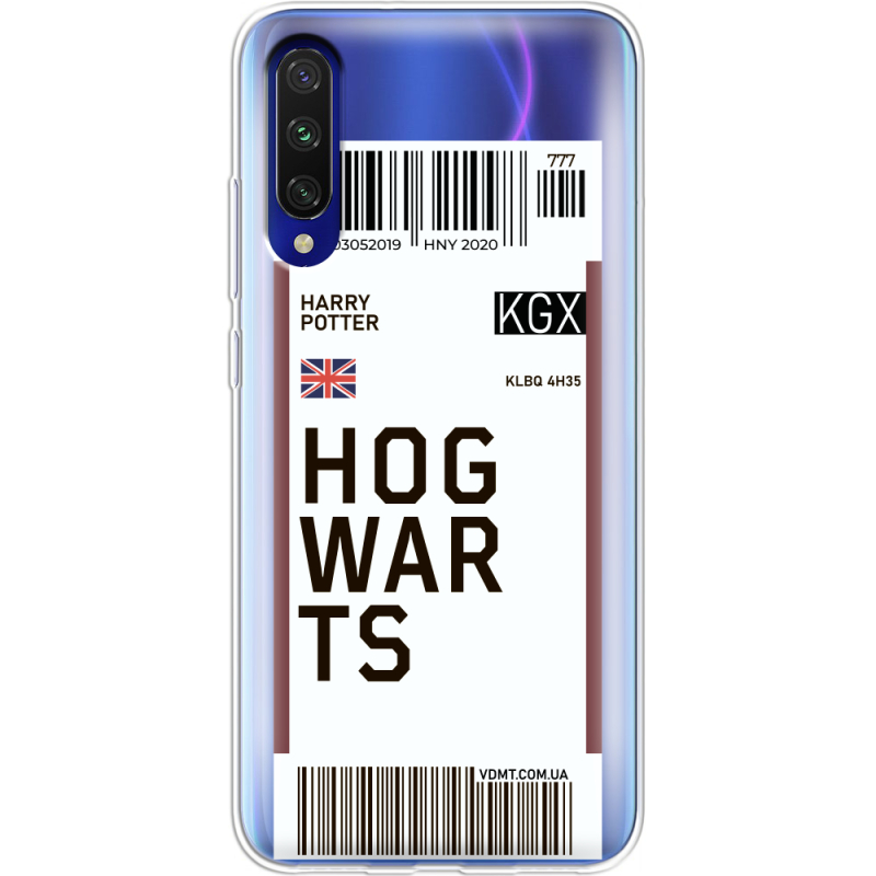 Прозрачный чехол Uprint Xiaomi Mi A3 Ticket Hogwarts