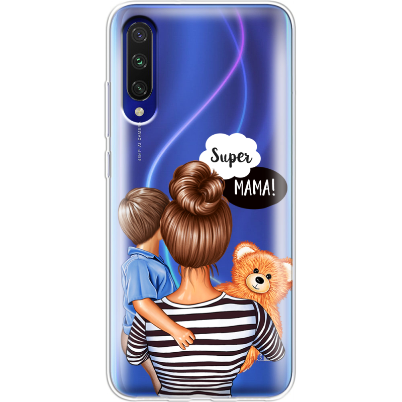 Прозрачный чехол Uprint Xiaomi Mi A3 Super Mama and Son