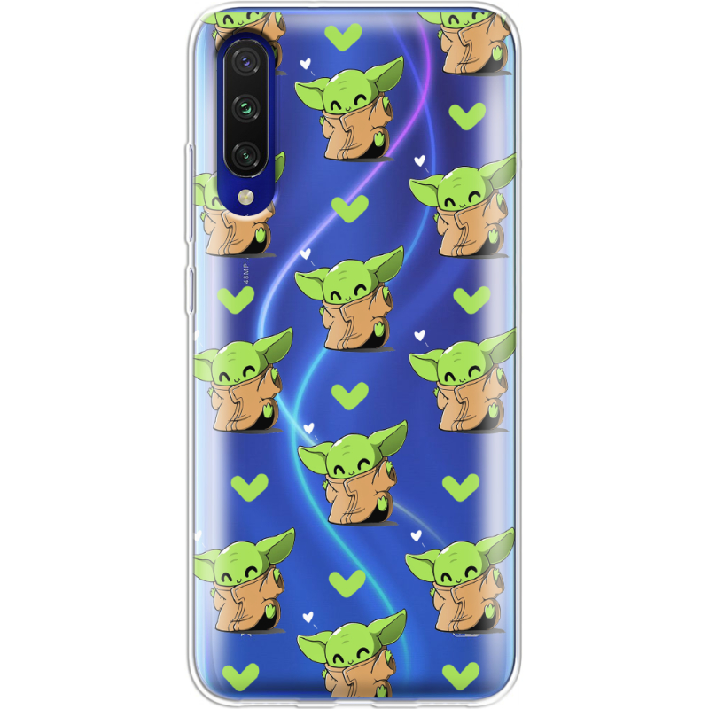 Прозрачный чехол Uprint Xiaomi Mi A3 Pattern Baby Yoda