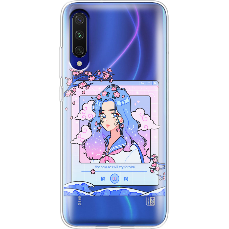 Прозрачный чехол Uprint Xiaomi Mi A3 The Sakuras Will Cry For You