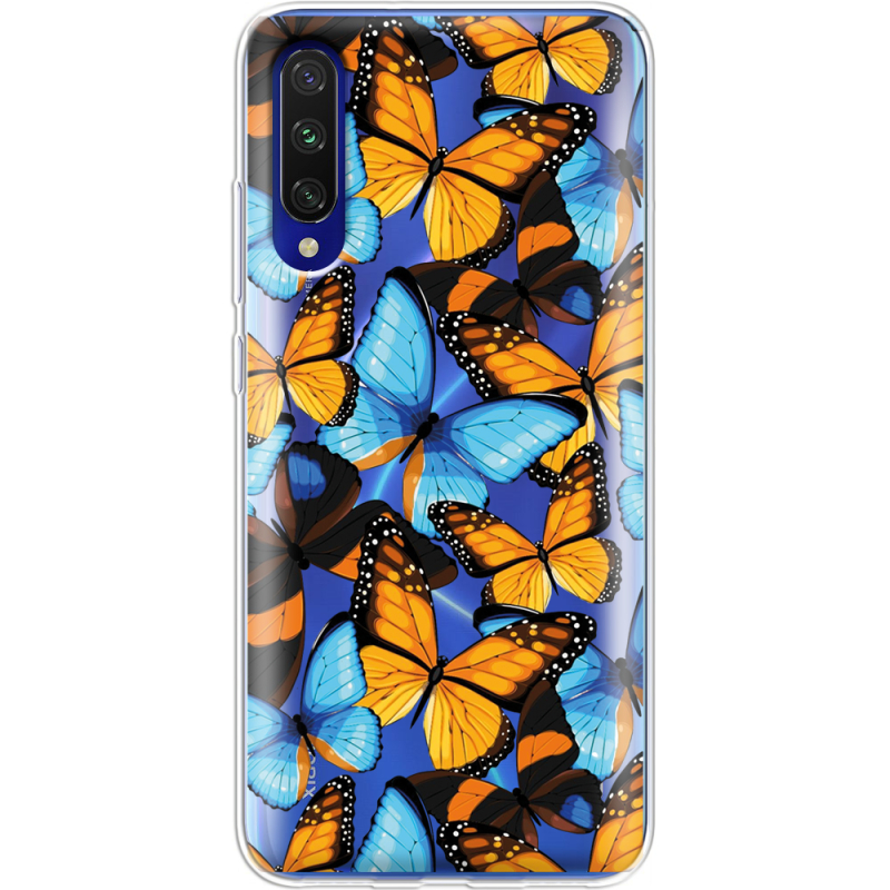 Прозрачный чехол Uprint Xiaomi Mi A3 Butterfly Morpho