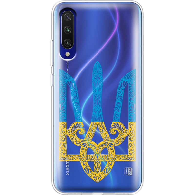 Прозрачный чехол Uprint Xiaomi Mi A3 Gold Trident