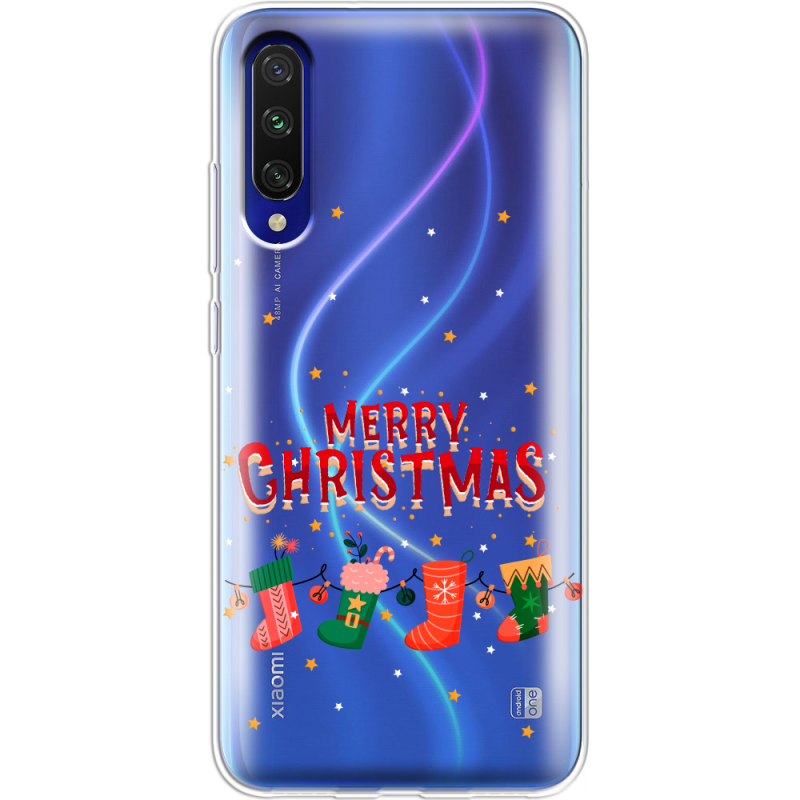 Прозрачный чехол Uprint Xiaomi Mi A3 Merry Christmas