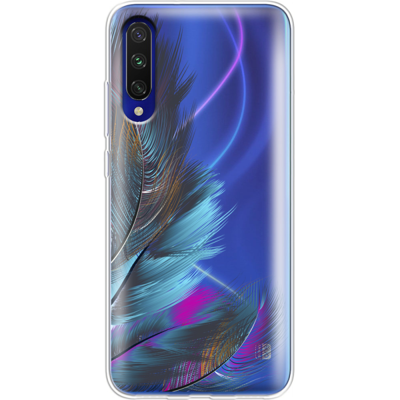 Прозрачный чехол Uprint Xiaomi Mi A3 Feathers