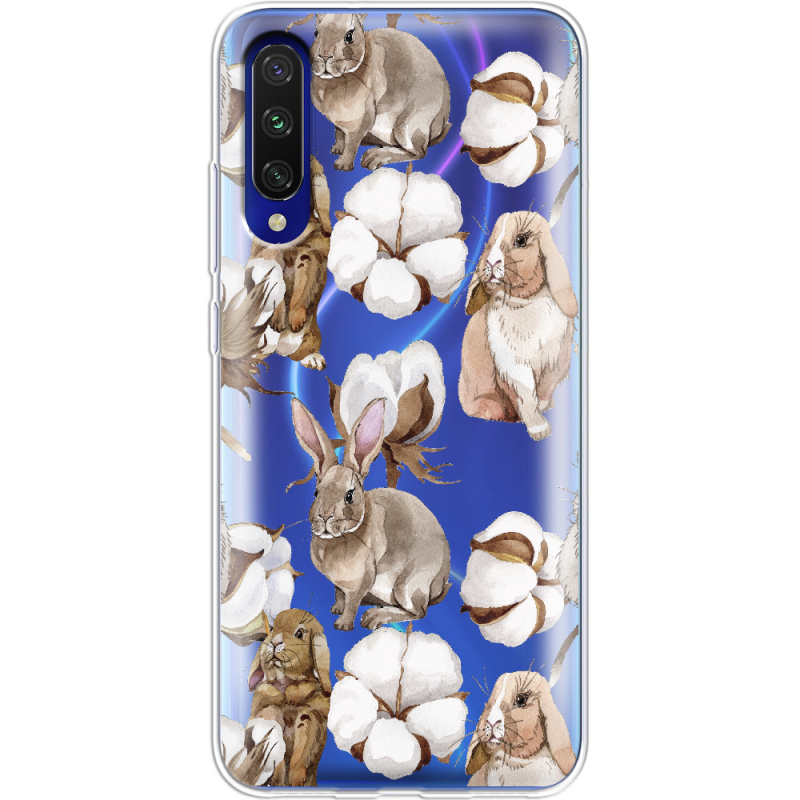 Прозрачный чехол Uprint Xiaomi Mi A3 Cotton and Rabbits