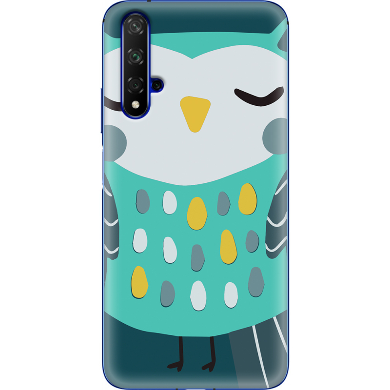 Чехол Uprint Huawei Honor 20 Green Owl