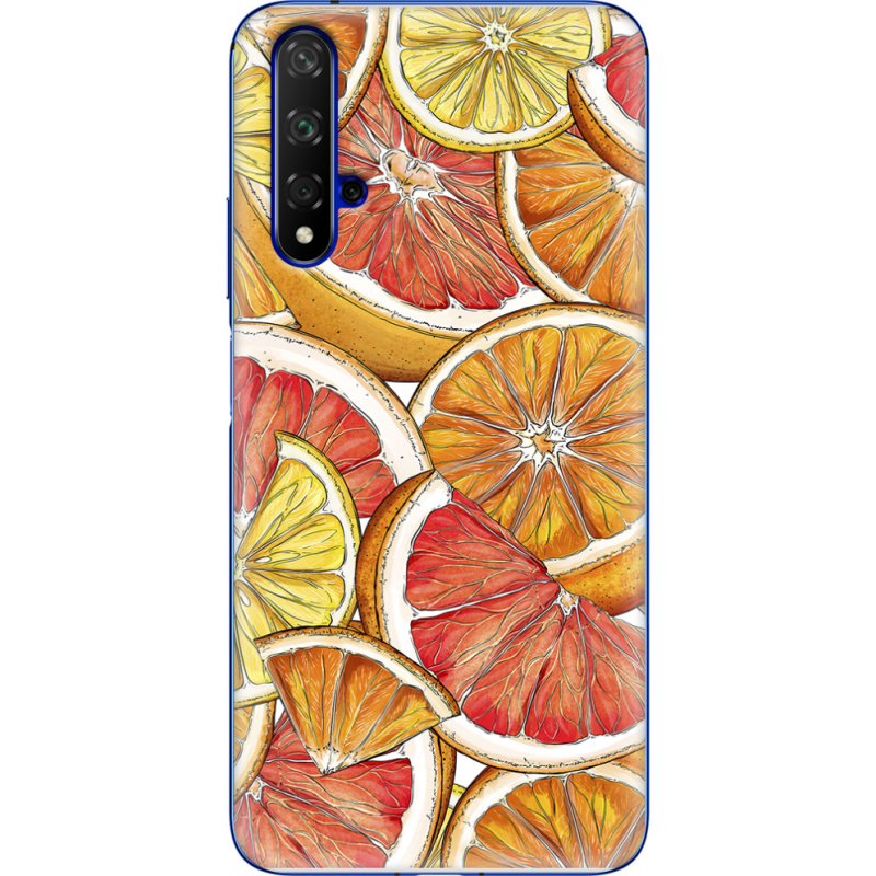 Чехол Uprint Huawei Honor 20 Citrus Pattern