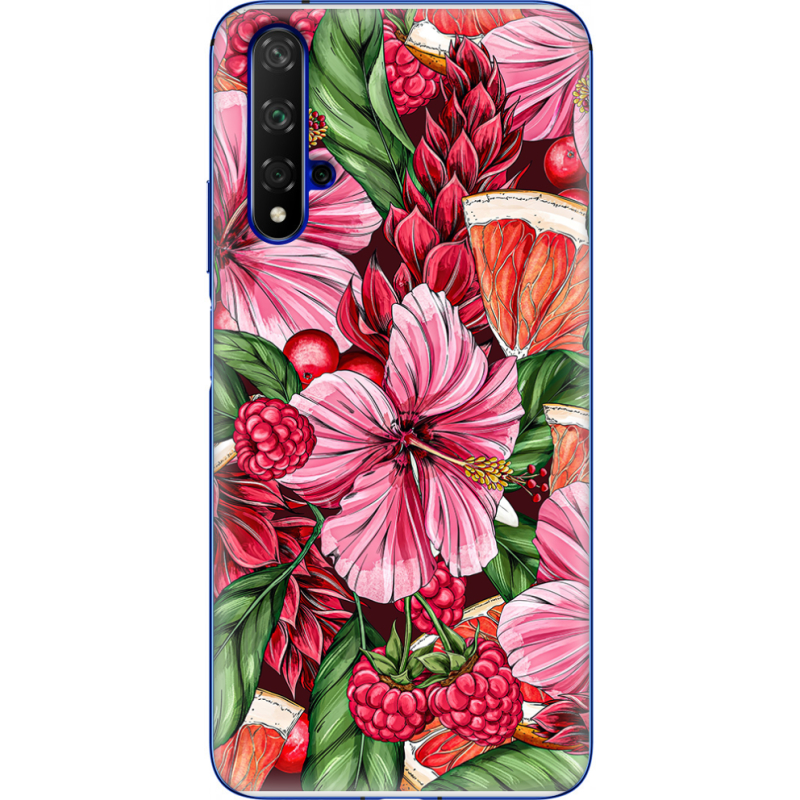 Чехол Uprint Huawei Honor 20 Tropical Flowers