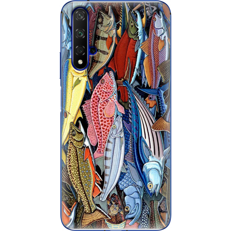 Чехол Uprint Huawei Honor 20 Sea Fish