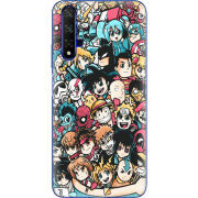 Чехол Uprint Huawei Honor 20 Anime Stickers