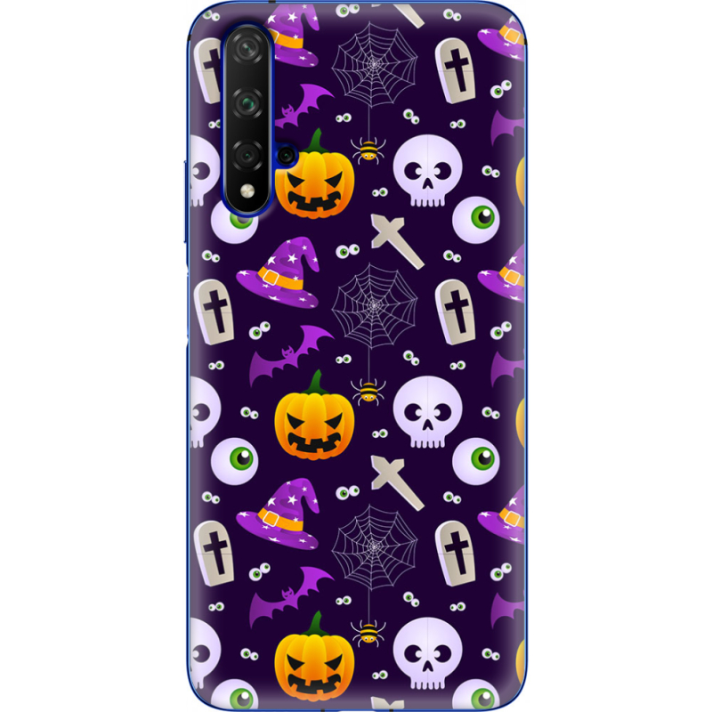 Чехол Uprint Huawei Honor 20 Halloween Purple Mood