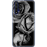 Чехол Uprint Huawei Honor 20 Black and White Roses