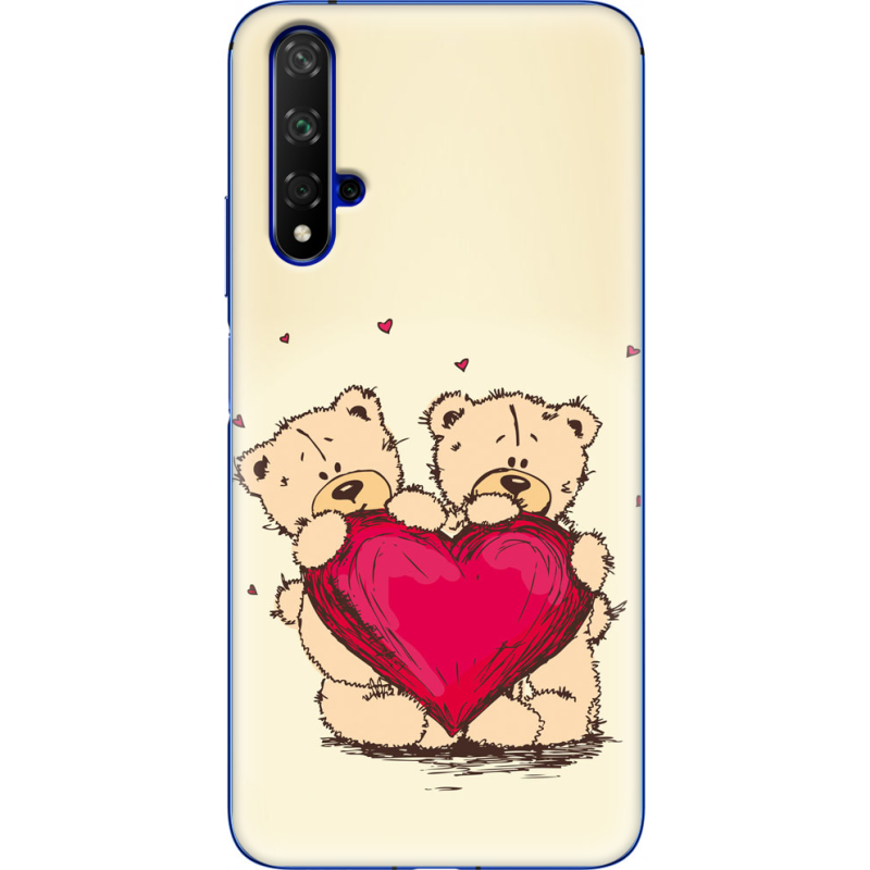 Чехол Uprint Huawei Honor 20 Teddy Bear Love