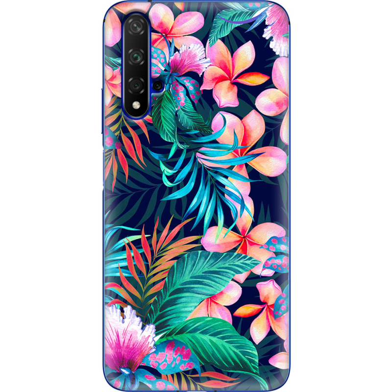 Чехол Uprint Huawei Honor 20 flowers in the tropics