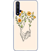 Чехол Uprint Huawei Honor 20 Flower Hands