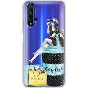 Прозрачный чехол Uprint Honor 20 City Girl