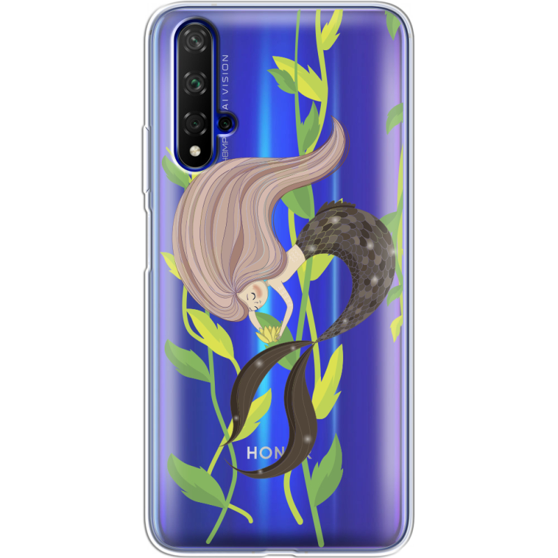 Прозрачный чехол Uprint Honor 20 Cute Mermaid