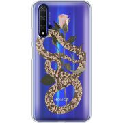 Прозрачный чехол Uprint Honor 20 Glamor Snake