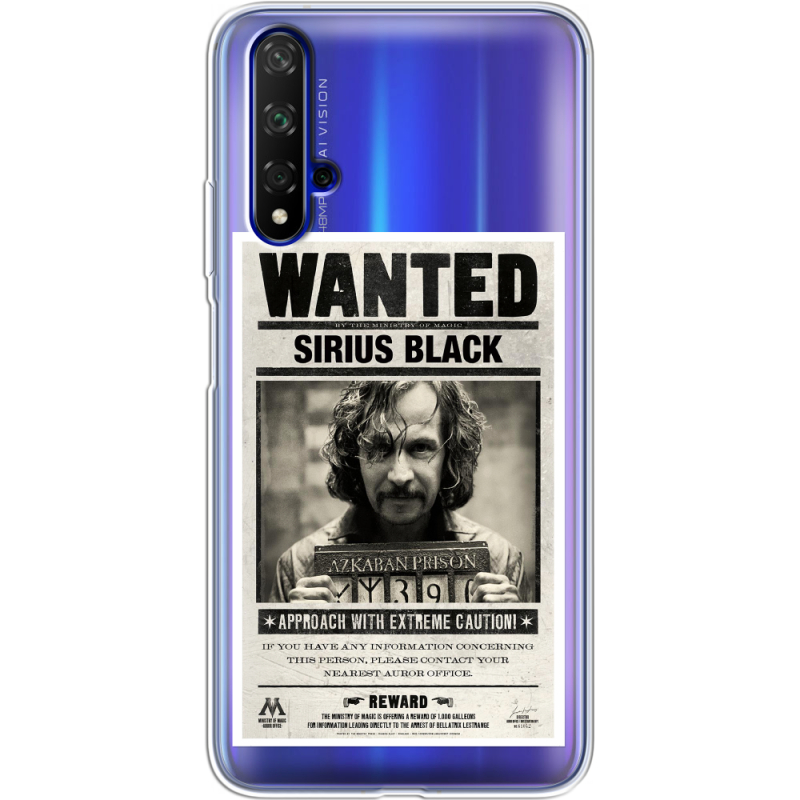 Прозрачный чехол Uprint Honor 20 Sirius Black