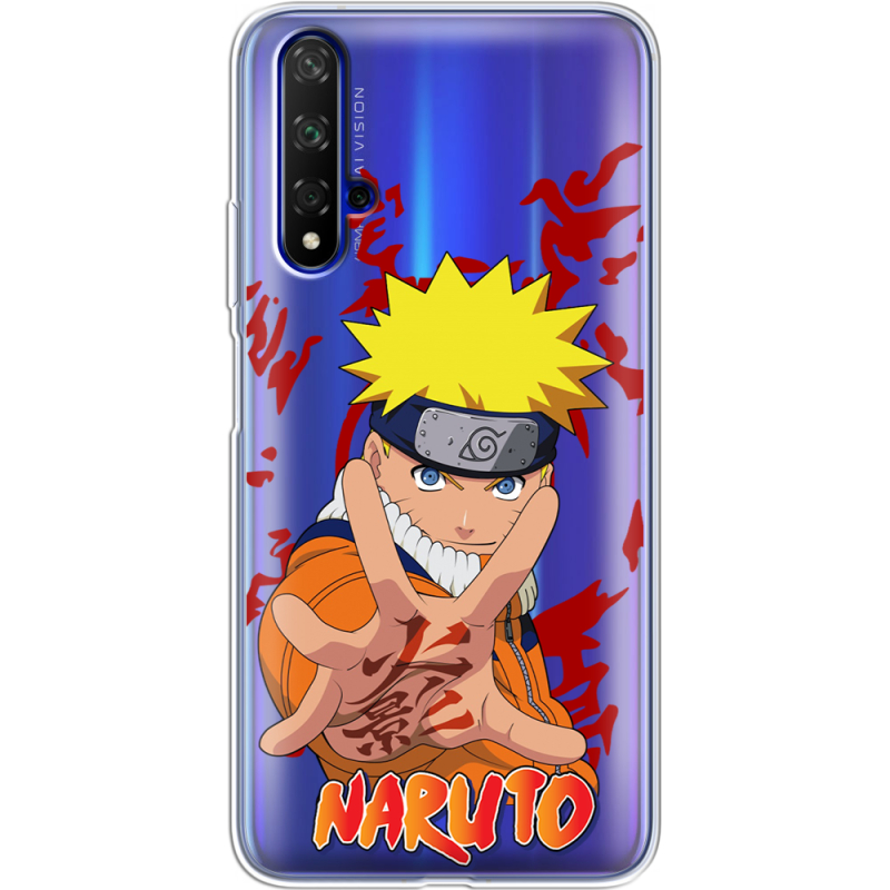 Прозрачный чехол Uprint Honor 20 Naruto