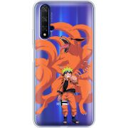 Прозрачный чехол Uprint Honor 20 Naruto and Kurama