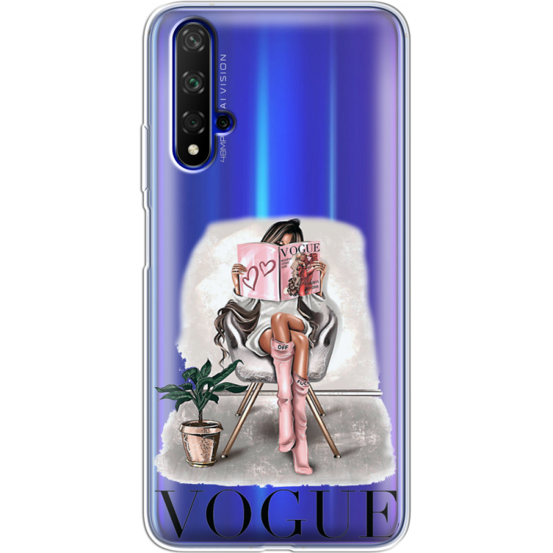 Прозрачный чехол Uprint Honor 20 VOGUE