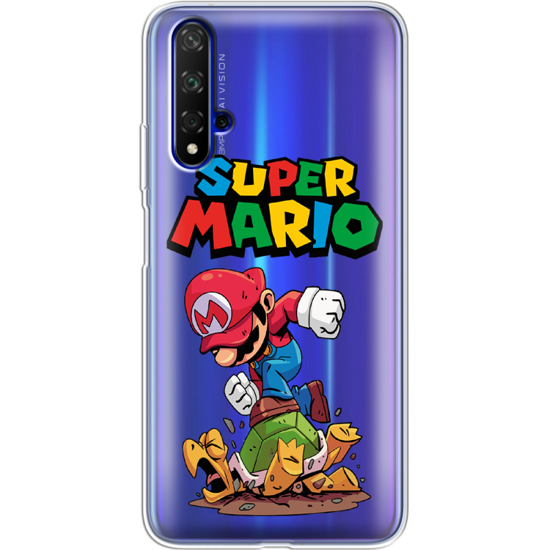 Прозрачный чехол Uprint Honor 20 Super Mario