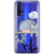 Прозрачный чехол Uprint Honor 20 Just Love