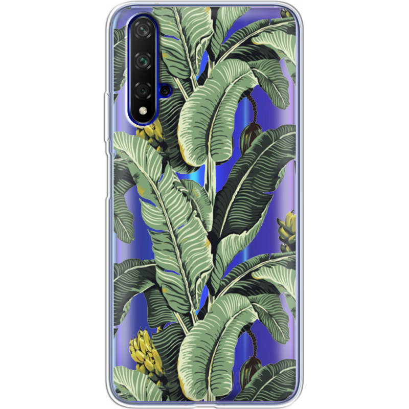 Прозрачный чехол Uprint Honor 20 Banana Leaves