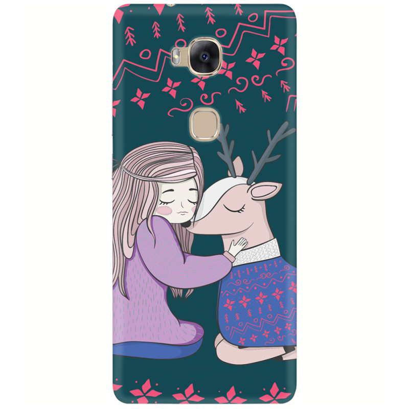 Чехол Uprint Huawei GR5 Girl and deer