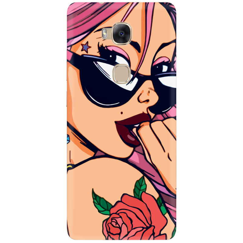 Чехол Uprint Huawei GR5 Pink Girl