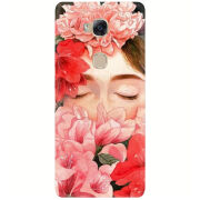 Чехол Uprint Huawei GR5 Girl in Flowers