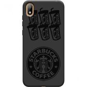 Черный чехол Uprint Huawei Y5 2019 Black Coffee
